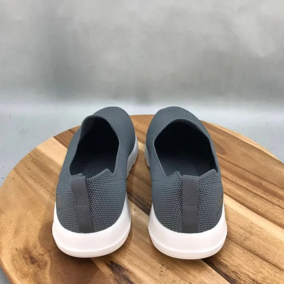 Skechers Go Walk Max Walking Shoes Mens 10 Extra Wide Gray Knit Slip On Low Top - Picture 4 of 9